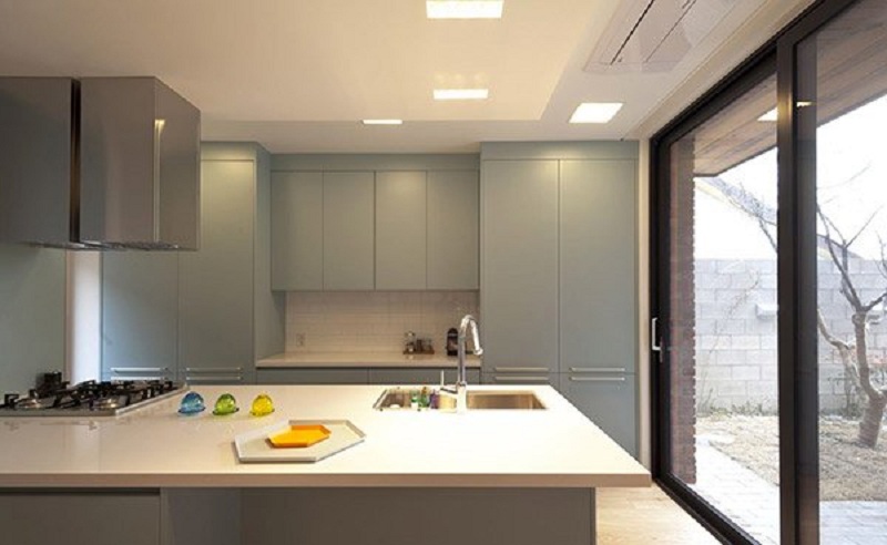 Mẫu thiết kế nhà phố cực đơn giản mà độc đáo ở Hyojadong, Hàn Quốc